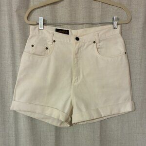 RARE!! Vintage Eddie Bauer White High-Rise Shorts